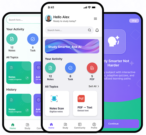 StudyMate App Mockups
